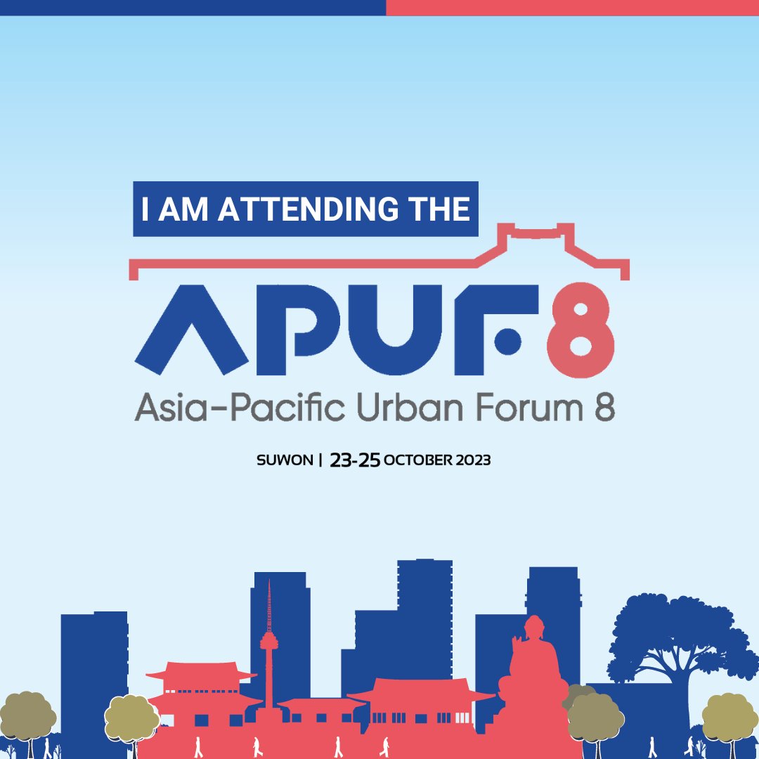 Shehersaaz's tweet photo. Excited to attend #APUF8 this week and contribute to Asian-Pacific cities sustainable development. Join me: https://t.co/3tqY3kTzHD https://t.co/V6egdwf4g6