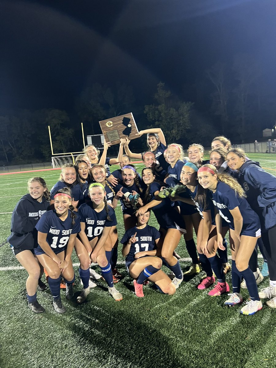 Here they are…your 2023 Shore Conference Champions! <a href="/mhssgirlssoccer/">Megan Barry</a> <a href="/JRCarroll4/">Rich Carroll</a>