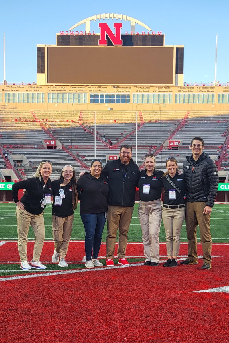 A great Husker Saturday in Memorial Stadium with a top notch medical crew. @docERems
