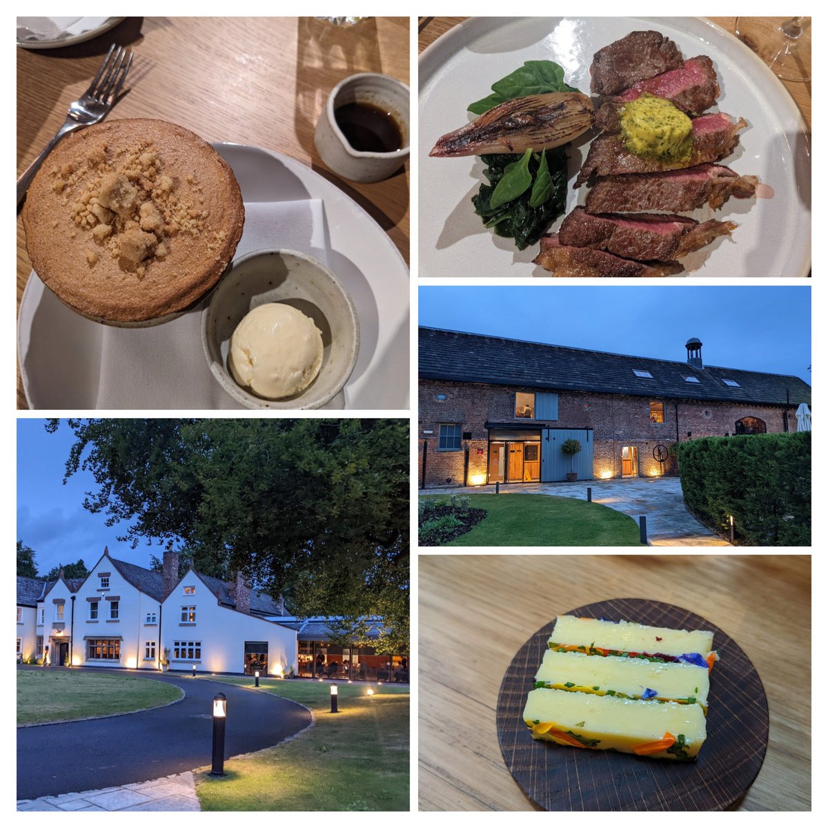 Exceptional evening with family & friends at The Barn @restmoorhall #bestrestaurantinengland #twoMICHELINStar23 #MICHELINGreenStar #SustainableGastronomy #provenance #markbirchall