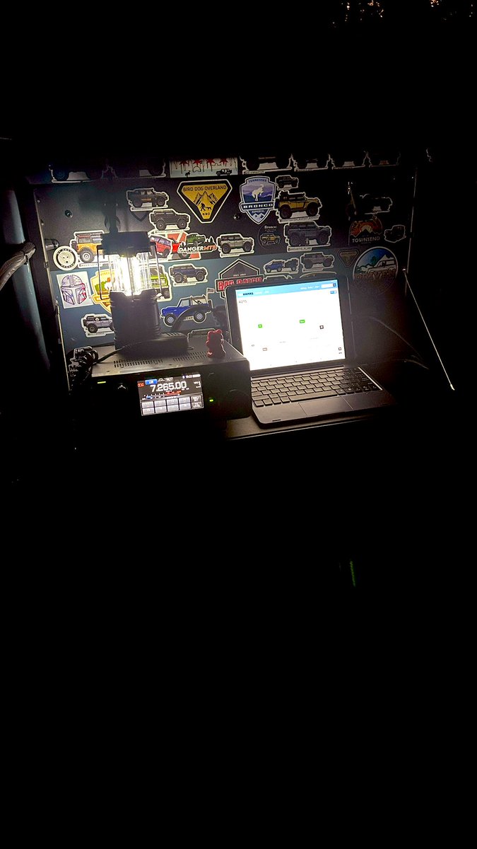GraymanPOTA (@graymanpota) on Twitter photo Taking a break and getting reset for the Late Shift at K-4215. I will be on 40 shortly, look for me on the spotting page. #pota #hamradio #amateurradio #hamshackinthepark <a href="/POTAspots/">Parks on the Air, Inc.</a> Taking a break and getting reset for the Late Shift at K-4215. I will be on 40 shortly, look for me on the spotting page. #pota #hamradio #amateurradio #hamshackinthepark <a href="/POTAspots/">Parks on the Air, Inc.</a>