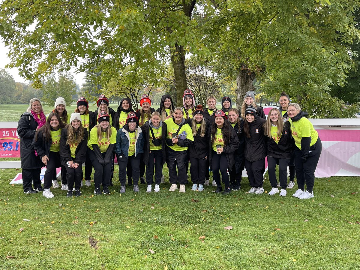 Coach_Zimny's tweet image. They are amazing! Volunteered this morning for the ACS BC event and walked in support of my sister/survivors/fighters! 💖 #playforsam