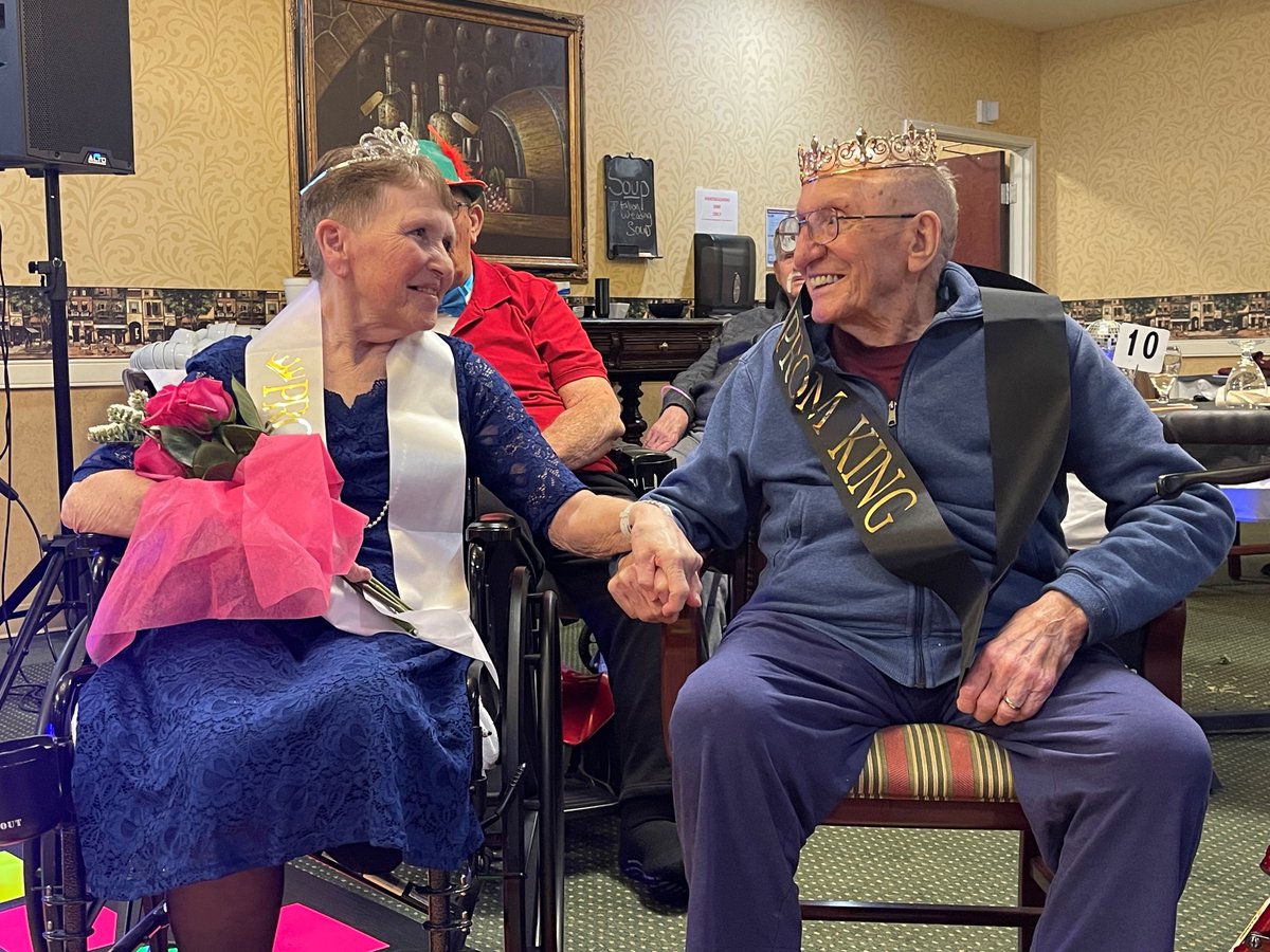 AND NOW -- Your 2023 ELECTRIC 80s PROM King &amp; Queen are...

Sal and Denise

#TrilogyThemeWeeks #2023Prom #Electric1980s