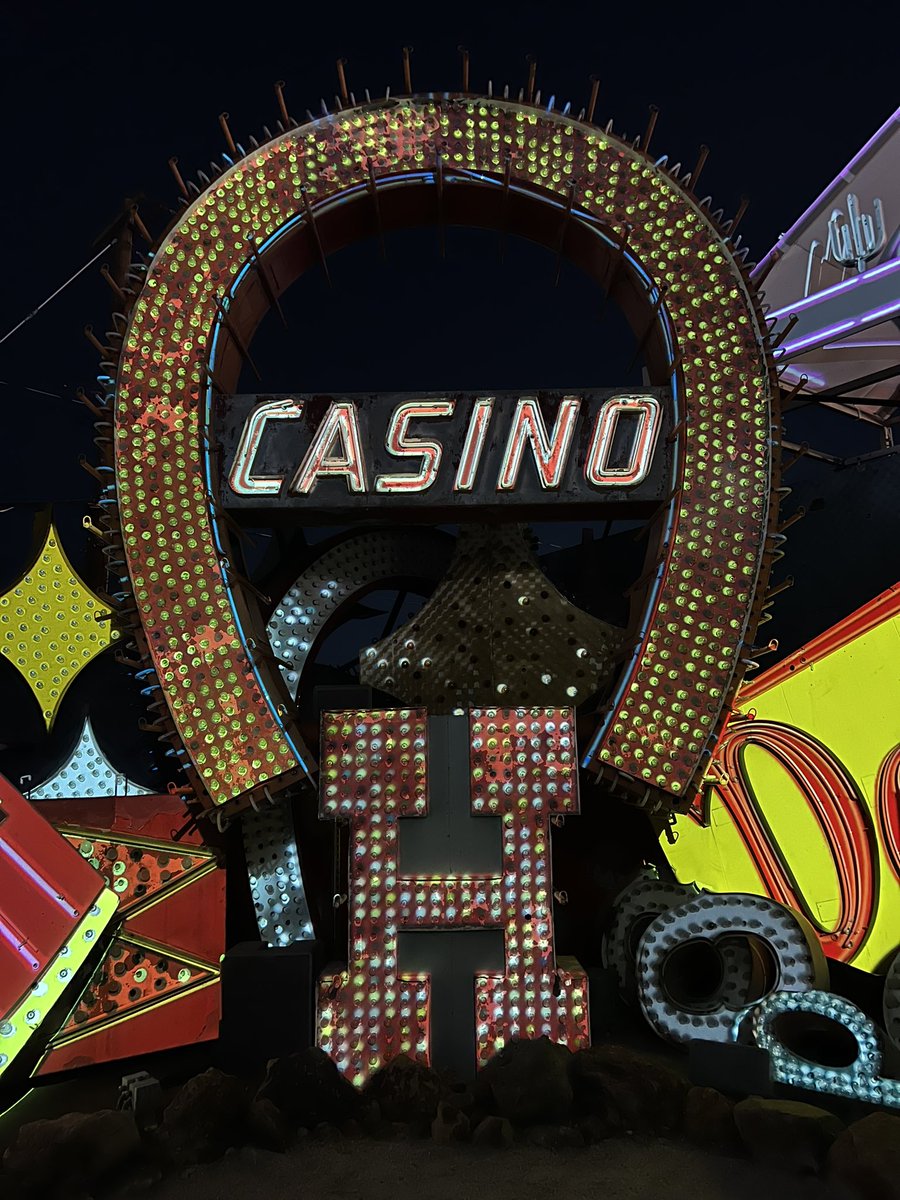 trevorroe's tweet photo. First solo trip to Downtown Vegas complete.  3 days, 3 handpays, lots of craps, @NeonMuseum, and ventured to @SphereVegas.  Great stay at @PlazaLasVegas this trip.  Can’t wait to do it again. https://t.co/2MEas2RBz4