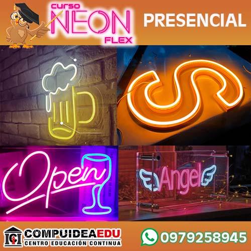 compuideaEC's tweet image. 🌟 ¡Descubre el fascinante mundo del Neonflex! Únete a nuestro curso presencial y aprende a dar vida a tus ideas con luces brillantes y diseños impactantes. No te pierdas esta oportunidad única de explorar la magia de la iluminación. ¡Reserva tu lugar ahora! ✨ #NeonflexCreativo