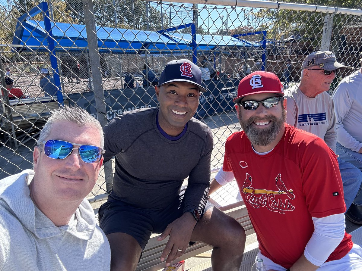 Drew Latora (@dlatora) on Twitter photo Three former <a href="/FurmanPaladins/">Furman Paladins</a> (Basketball ‘92/Baseball ‘97 & ‘03) taking in some baseball at East Cobb today.
#SaveFUBaseball Three former <a href="/FurmanPaladins/">Furman Paladins</a> (Basketball ‘92/Baseball ‘97 & ‘03) taking in some baseball at East Cobb today.
#SaveFUBaseball