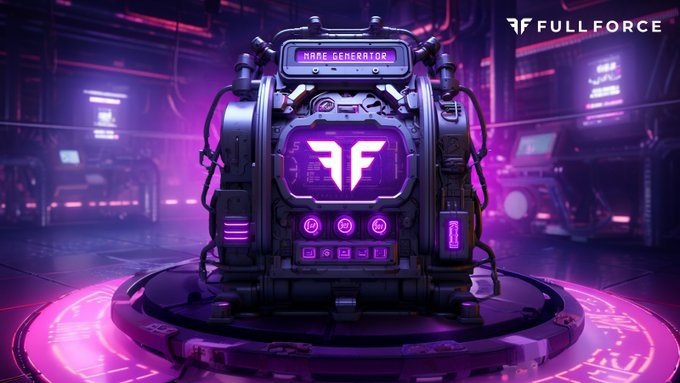 MDRafi08642's tweet photo. I've got @Fullforce_io pass key.
Now, Introducing the Forcification Chamber 🌌!
Here are some of the forcified names that were generated in the Forcification Chamber. ⬇️
#FullForceWarden https://t.co/T2Pee9pBwZ