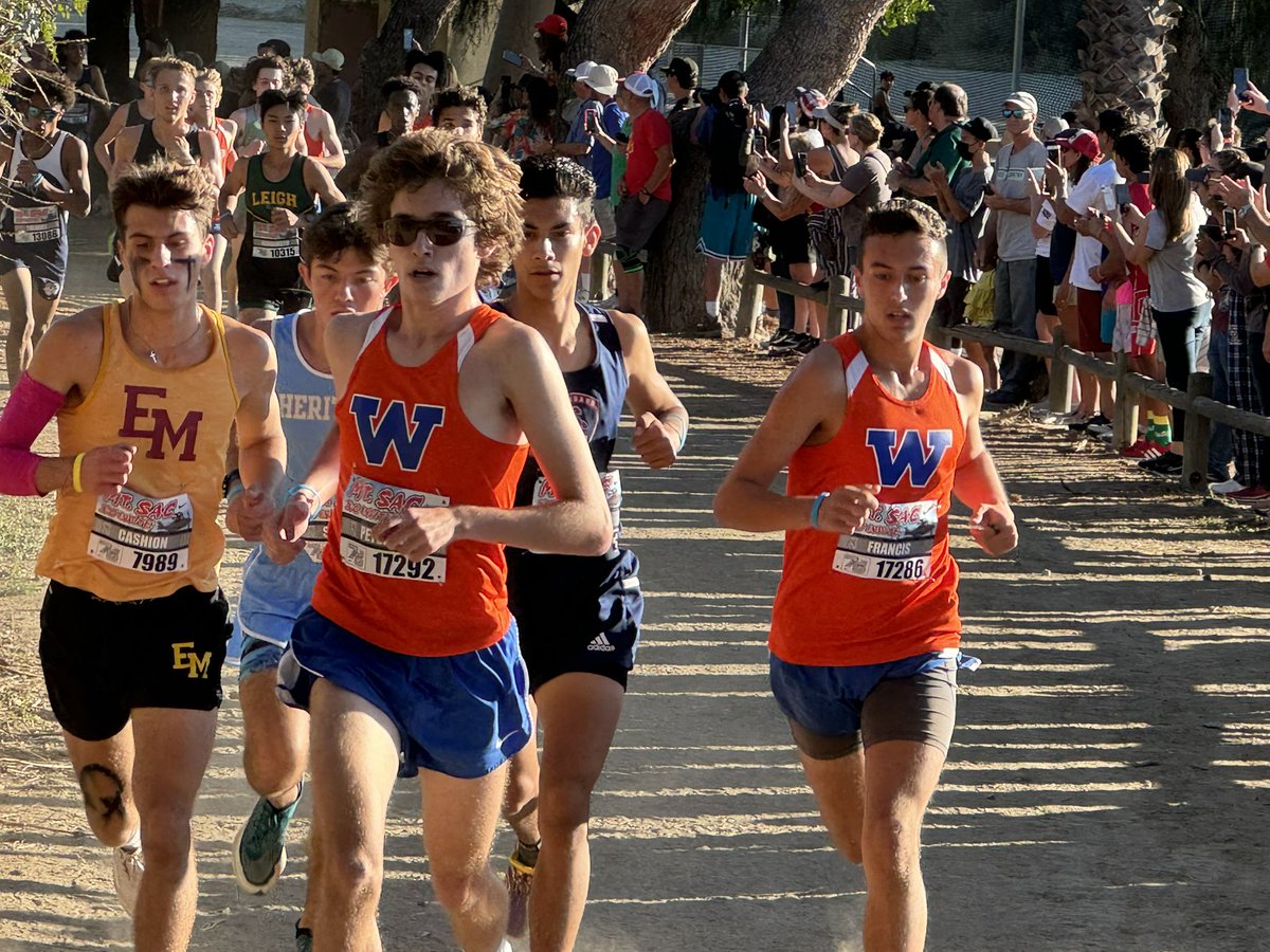 Prepcaltrack Varsity boys took a very close 2nd place in their heat at the Mt. SAC ...