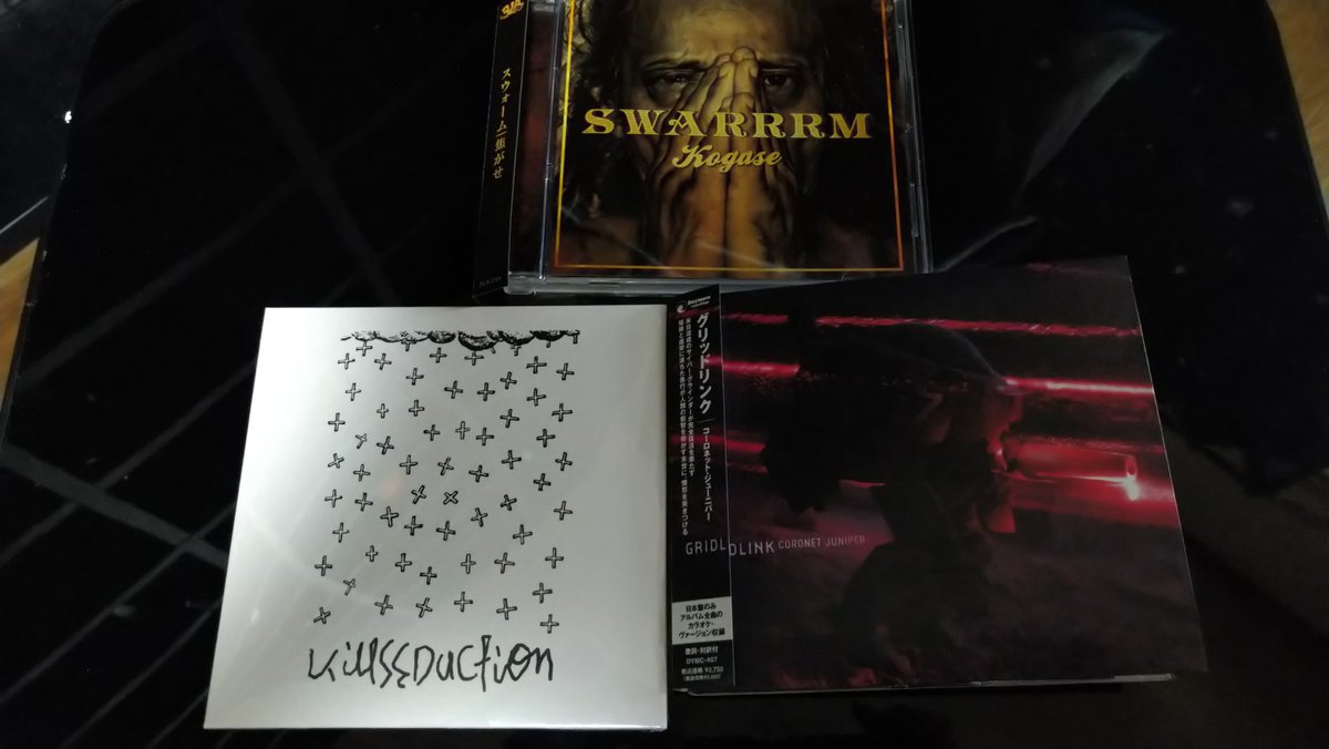 hnwtp's tweet photo. GRIDLINK / Coronet Juniper
Killseduction / DEMO
SWARRRM / 焦がせ

グラインドコアの重鎮な方々の新譜たちが着弾、進化し続けていて凄いな。
少しでも追いつけるように頑張るのみ、日曜の朝からグラインド祭り🙏🥁🥁🥁🥁🔥

#GRIDLINK #CoronetJuniper #Killseduction #SWARRRM #焦がせ https://t.co/jmqvf0iWxa