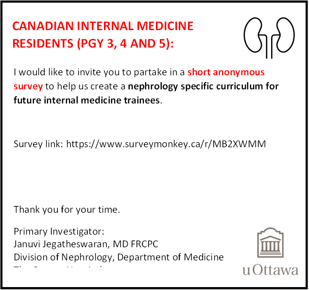 Survey link: surveymonkey.ca/r/MB2XWMM