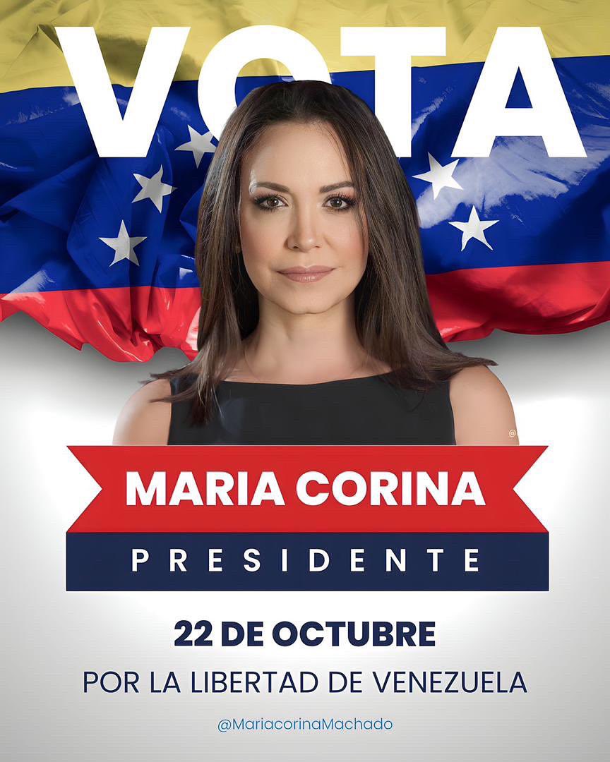 EmaFigueroaC's tweet photo. Mañana todos a votar por la opción ganadora, María Corina Machado. ¿Vas a votar? Dale ❤️ si estás con @MariaCorinaYA https://t.co/DjjFBvLYXp