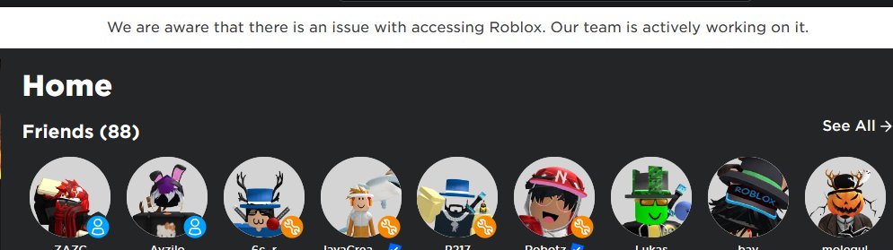 Is Roblox Down? on X: Some parts of Roblox are down. Source: @Bloxy_News  More info:   / X