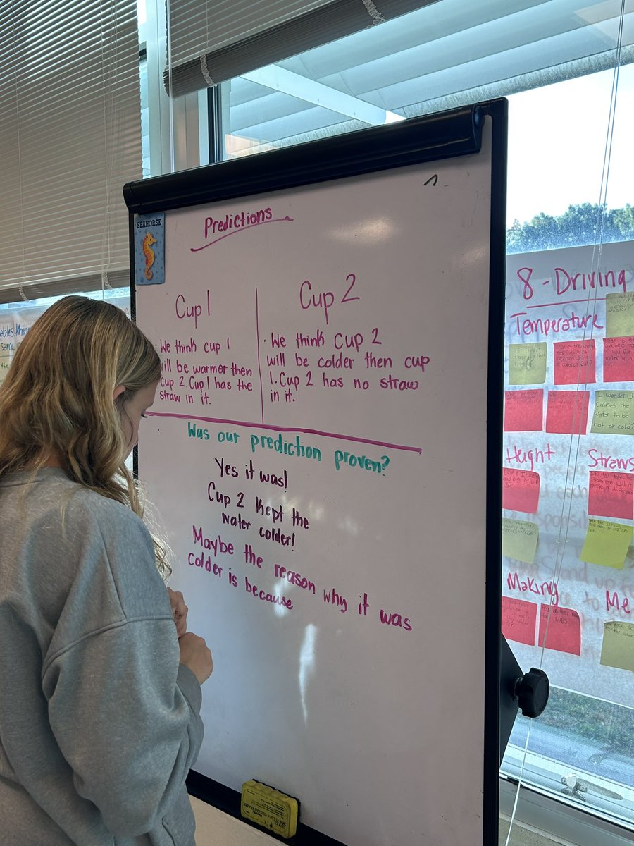 MrsEtense's tweet photo. Check out the ways 6th grade scientists collaborate in a scientist circle and make their thinking visible to their peers. @MrsCEastShore @MrGenovaESMS @MrsSTEMilford @pgliljedahl #6thgradescientists #vnps https://t.co/eoaNwImVao