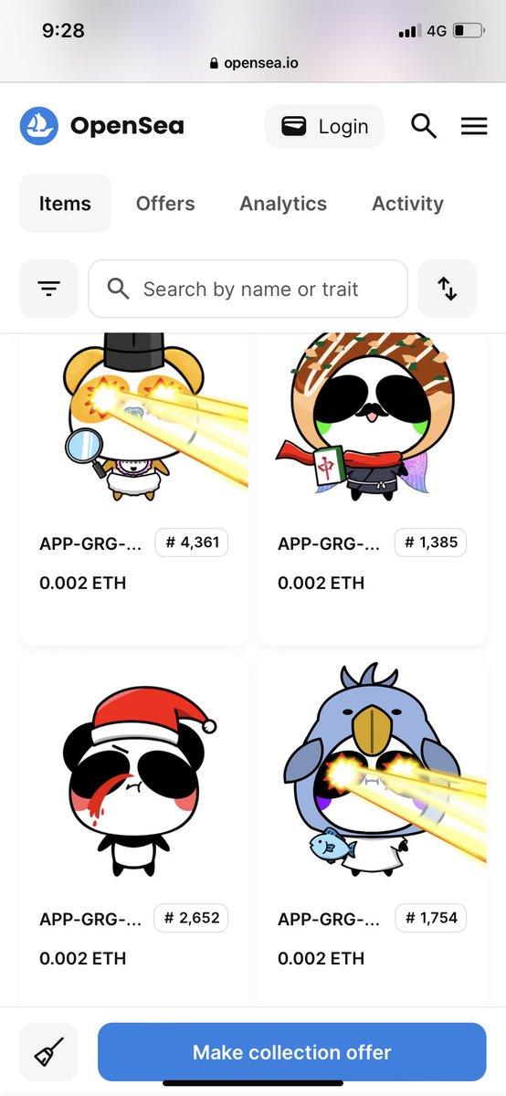 app_grg's tweet photo. 【10/22  今日のフロ���くん】
フロアでビーム放ってます🐼✨✨✨✨ https://t.co/u1S0vxR2hP