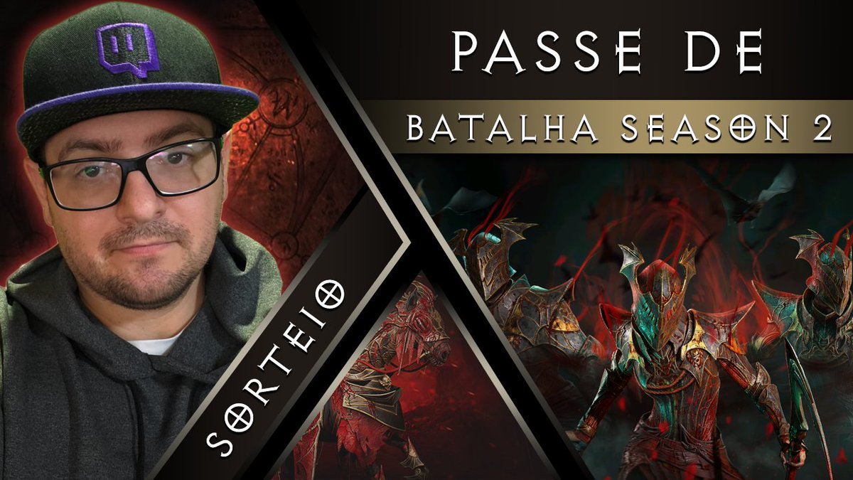 ArenaOx's tweet photo. Boa noite live on, hoje teremos sorteio de um passe de batalha do Diablo 4 temporada de sangue, concedido pela @DiabloBrasil #DIVGiveaway #SeasonOfBlood #DIVCreators
https://t.co/i9eEBqy9h1 https://t.co/d04Co0RDCZ