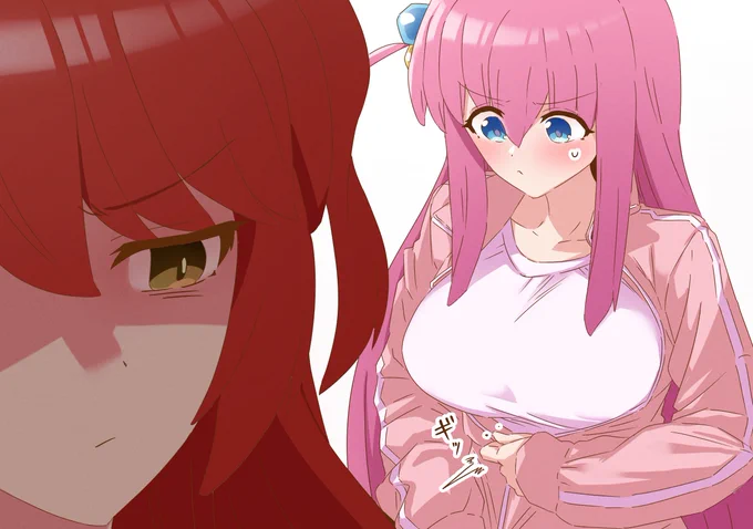 ぼっちぱいデカくなる。だがそれが逆に喜多ちゃんの逆鱗に触れた。#ぼっち・ざ・ろっく#ぼ喜多 