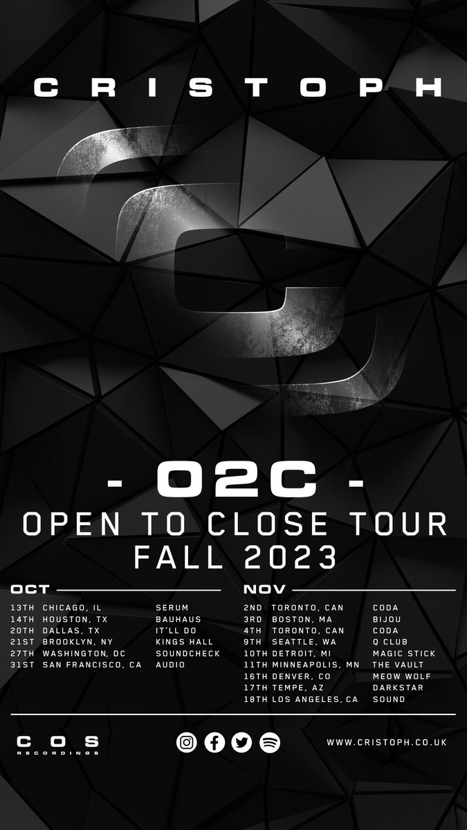 my_play_ground's tweet image. Tonight!! @Cristophmusic brings his O2C concept to Kings Hall @avantgbk 🖤
Last minute 🎟 still available! 🔗 
#techno #cristoph #O2C #progressive #progressivetechno #Brooklyn #nyc #avantgardner 

myplayground.blog/cristoph-annou…