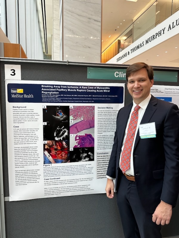 Ben Kenigsberg, MD (@bkenigsberg) on Twitter photo Great addition to #critcarecards23 -
<a href="/CardioNerds/">CardioNerds</a> poster session!
Lots of interesting cases/science including <a href="/andrew_p_hill/">Andrew Hill</a> from <a href="/GTCardFellows/">Georgetown/WHC Cardiology Fellows</a> with a case of non-ischemic (myocarditis) papillary muscle rupture
<a href="/PhilLamMD/">Phillip Lam, MD</a> <a href="/gabyweissman/">Gaby Weissman</a> <a href="/ckaiseroll/">Christy Kaiser</a> Great addition to #critcarecards23 -
<a href="/CardioNerds/">CardioNerds</a> poster session!
Lots of interesting cases/science including <a href="/andrew_p_hill/">Andrew Hill</a> from <a href="/GTCardFellows/">Georgetown/WHC Cardiology Fellows</a> with a case of non-ischemic (myocarditis) papillary muscle rupture
<a href="/PhilLamMD/">Phillip Lam, MD</a> <a href="/gabyweissman/">Gaby Weissman</a> <a href="/ckaiseroll/">Christy Kaiser</a>