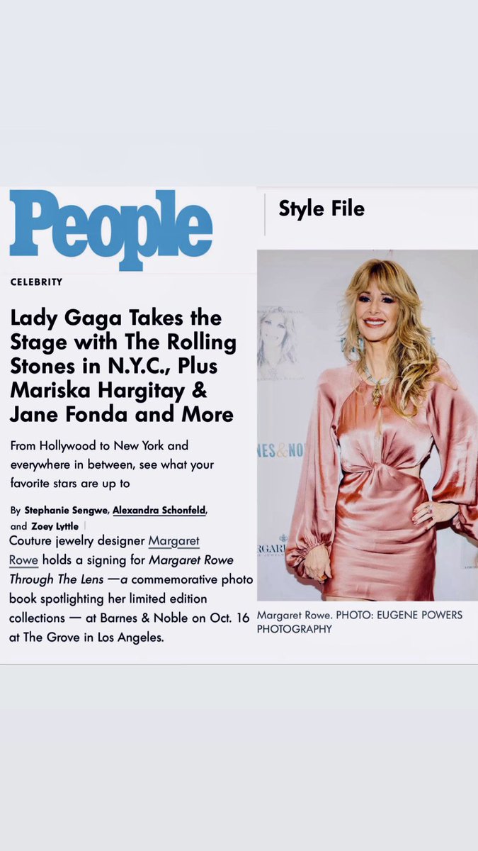 Thank you People Magazine for recognizing my Red Carpet Book Signing hosted by Barnes &amp; Noble as one of the top celebrity style events this week from NYC to LA.