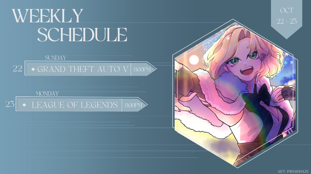 Kori_Penguin's tweet photo. ❄️WEEKLY SCHEDULE❄️
Well... GTA is now the game for the Void Fam this season 😆
GEN TAG: #PenguKori
ART TAG: #Korillust
LIVE TAG: #LiveKori
NSFW TAG: #Korgasm
https://t.co/nTBlG4JXfj
#Vtuber #VtuberUprising #PHVtuber #ENVtuber https://t.co/2ZudfgP8pq