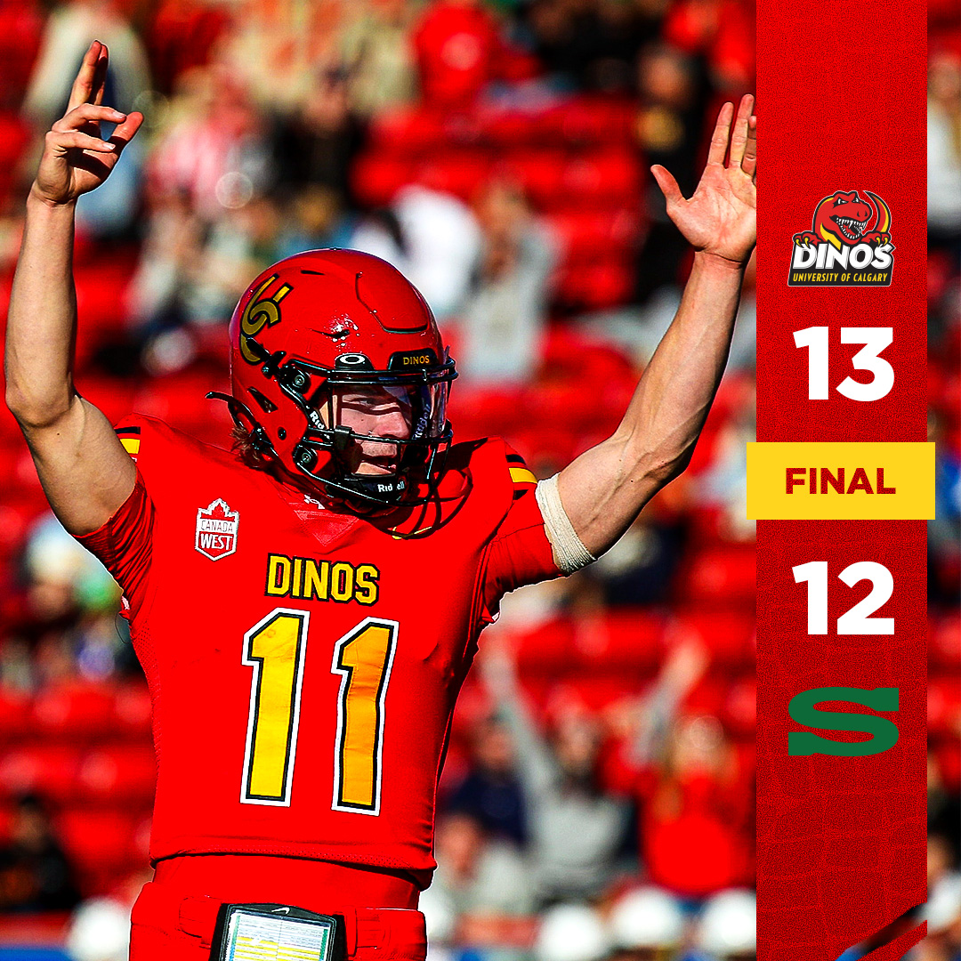 WINNER WINNER! For the second straight week, the Dinos knock off a ranked opponent! #GoDinos