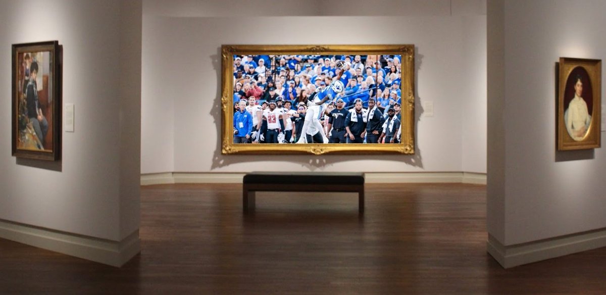 BYUMOA's tweet photo. We might need to expand the Museum if our receivers keep making catches like this https://t.co/ygnngH7TLa