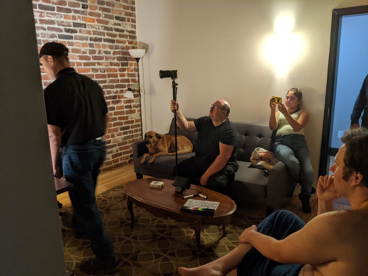 DjCyFi's tweet photo. On set with Not Dead Yet Productions filming Never Say Never for the @rva48hfp
.
.
.
#48hrhorrorfilmproject #notdeadyetproductions #rva48hfp https://t.co/YiPagCBuwM