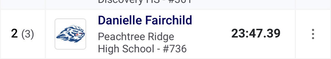 CONGRATS TO DANIELLE FAIRCHILD FOR FINISHING JV GIRLS REGION RUNNER-UP!