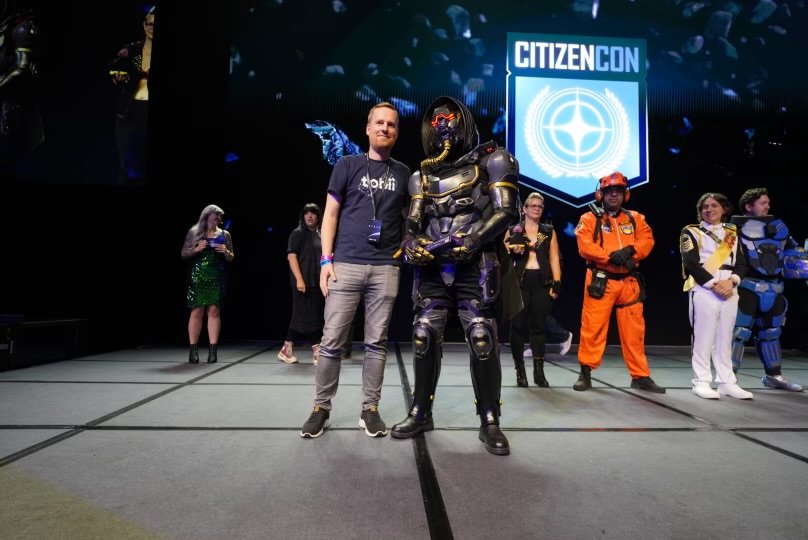 RobertsSpaceInd's tweet photo. Congratulations to our Cosplay Contest winners who took home a Tobii Eye Tracker 5 from @tobiigaming along with several ships! 

#CitizenCon2953 https://t.co/6l3dbHzuwE