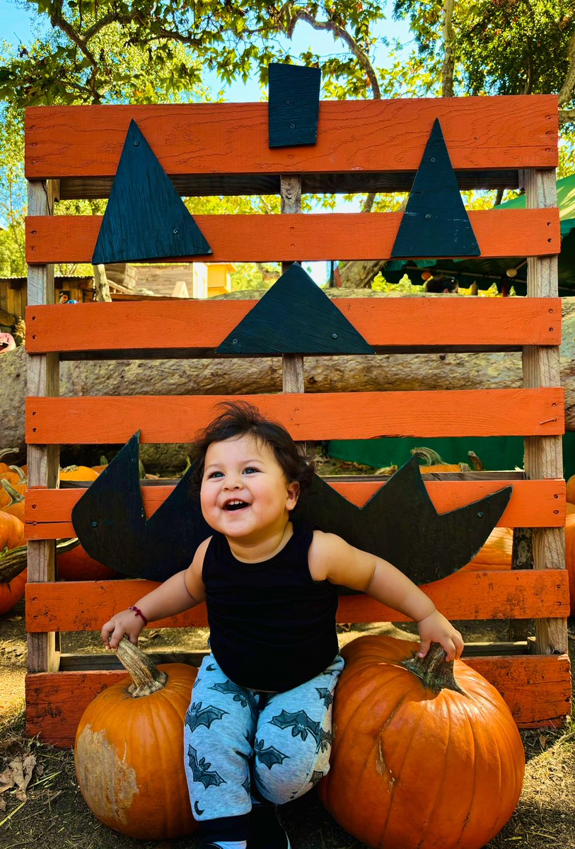 DeeLili_M's tweet photo. My Pumpkin King &amp; Our Little Pumpkin 🎃 https://t.co/xCiPobgP36