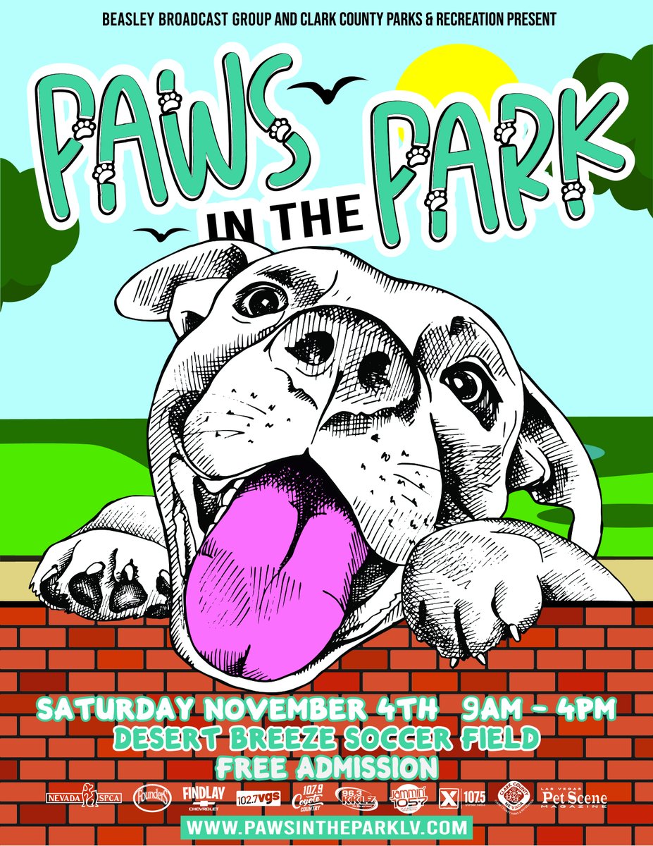 📆 LAST CALL 📆⁣⁣

<a href="/beasleymedia/">Beasley Media Group</a> &amp; <a href="/clarkcountynv/">Clark County Nevada</a> present the 2nd Annual <a href="/pawsintheparklv/">PawsInTheParkLV</a> on November 4th at Desert Breeze Park 🏞️

💖 ​​​​​​​​𝑀𝒶𝓀𝑒 𝓅𝑒𝓉 𝓁𝒾𝓋𝑒𝓈 𝒷𝑒𝓉𝓉𝑒𝓇 𝒾𝓃 𝐿𝒶𝓈 𝒱𝑒𝑔𝒶𝓈
#pawsinthepark #desertbreezesoccerfield #dogsoflasveg...