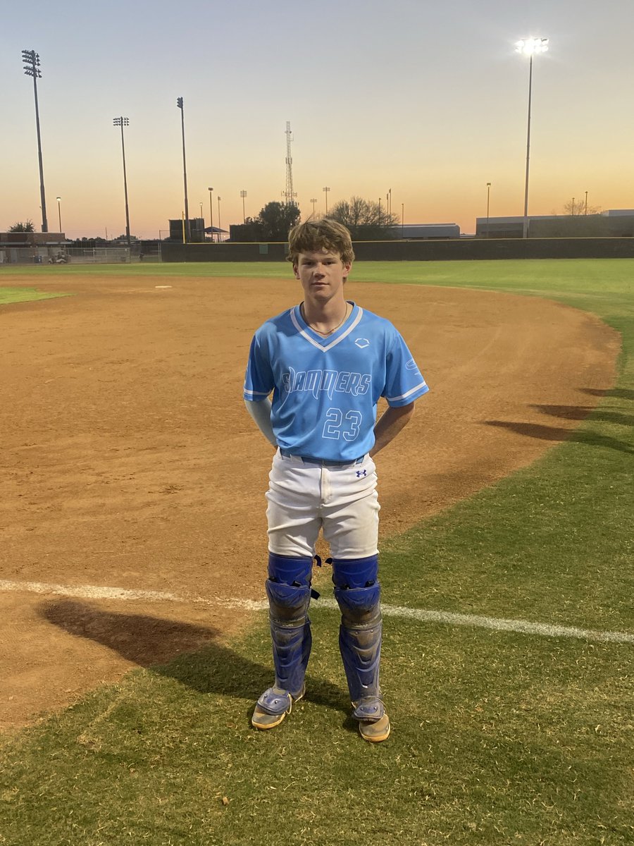 FiveToolAZ's tweet image. .@AZFallClassic F: @Slammersbasball, Wolves
PoG: Collin Pool 2-3, 2 2B, 2R
Pitcher: Hudson Griffith 6 IP, 9K, 4H