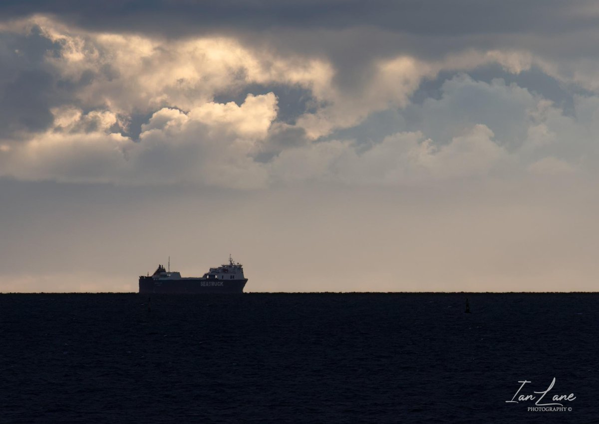 Nights are drawing in, Seatruck Point on the Anchorage off Heysham 21/10/23

Photo: <a href="/IanLane23963336/">Ian Lane</a>