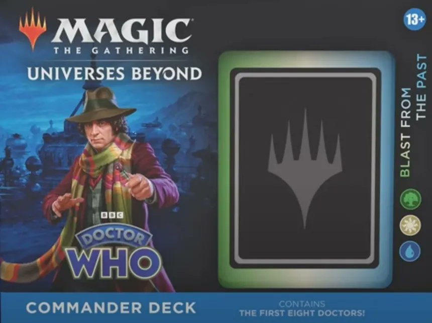 card_shark's tweet photo. The new #mtg set "Doctor Who Commander" is up on @card_shark to Buy and Sell: 

Magic:
https://t.co/8nC2aMlREr https://t.co/JFYO1KrSE4