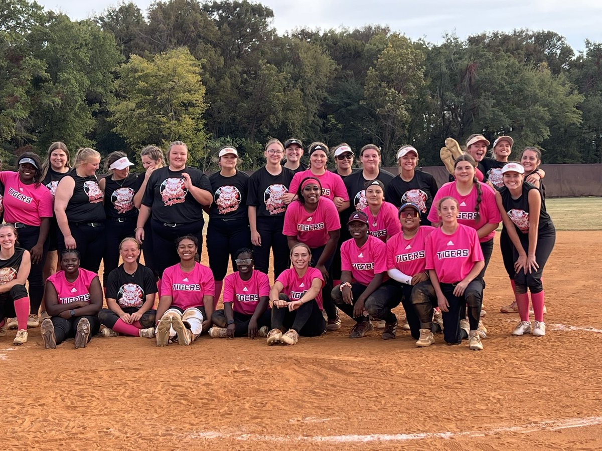 First Home Opener against North Ark. We wore pink for Breast Cancer Awareness and surprisingly they worn pink as well. 

Game 2 tomorrow at 11AM.