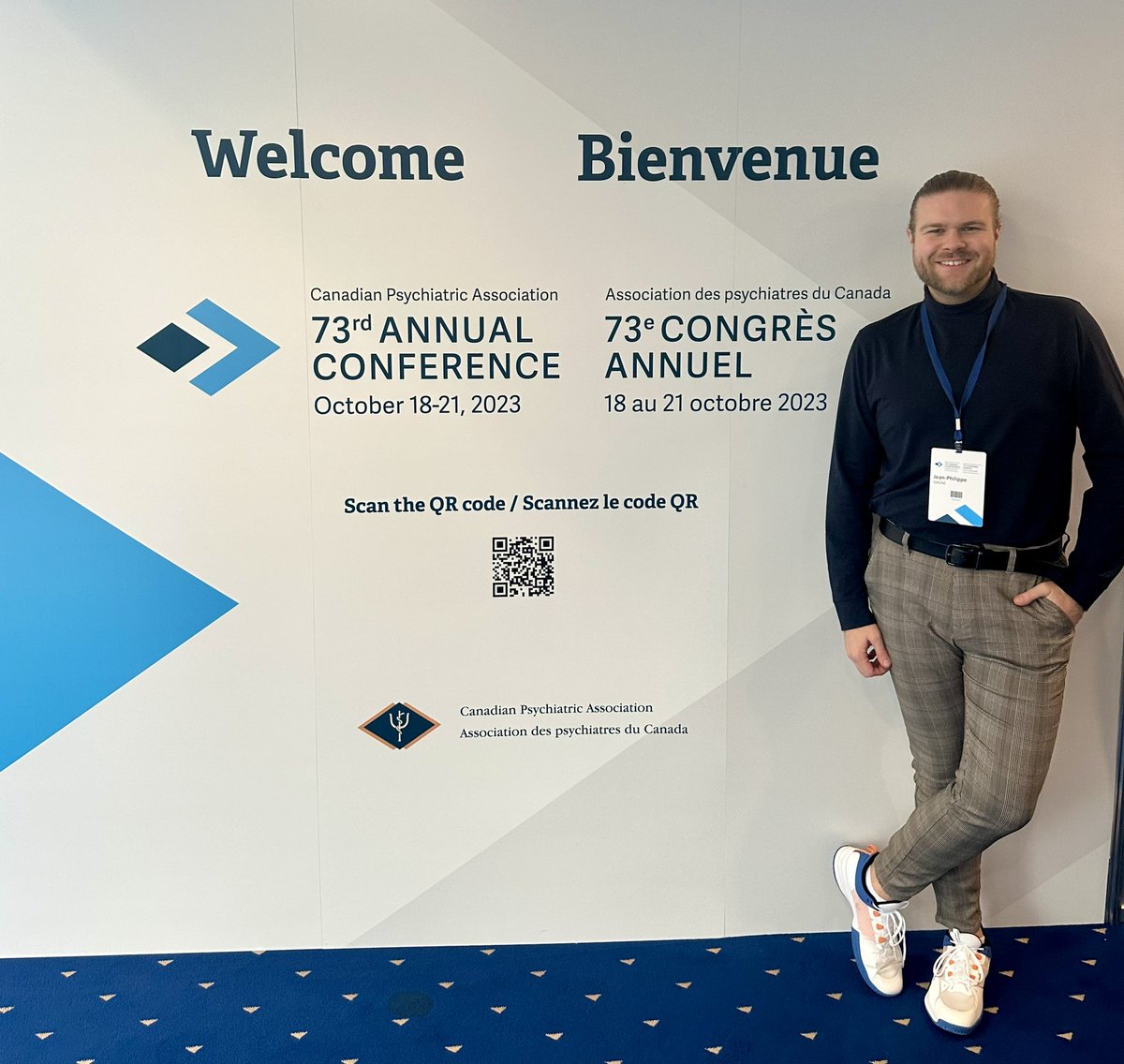 JeanPhilippeG's tweet photo. Happy to have represented @McGillMedPsych and the @cusm_muhc at the 73rd annual conference of the @CPA_APC to discuss behavioural strategies for tics and habit disorders! #CBTworks https://t.co/CcjCgxcKRh