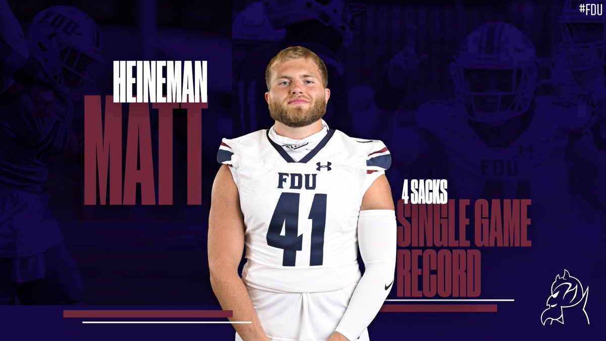 A big day out there for <a href="/matt_heineman24/">Matt Heineman</a> 

4 Sacks is a single game record for the Devils! 

Congrats Matt