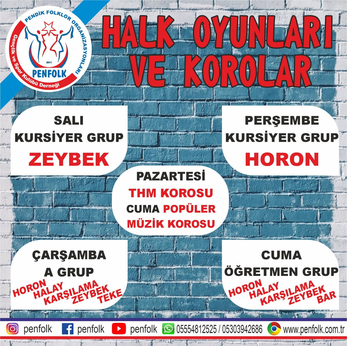 PENDİK KÜLTÜR SANATA DOYACAK, PENFOLK KURSLARINI KAÇIRMAYIN #pendik #pendikkültür #pendiksanat #pendikhoron #pendikzeybek #pendikmoderndans #pendikbale #pendikdrama #pendikritim