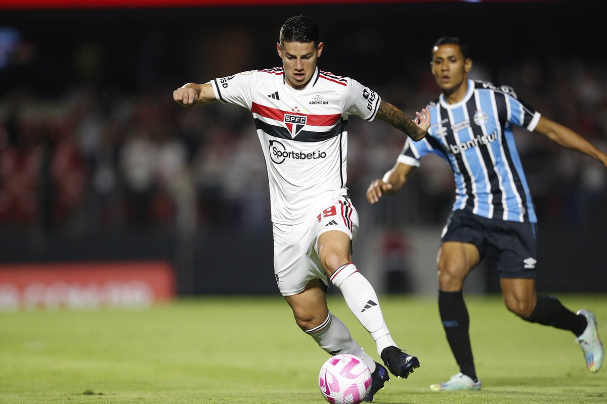 James Rodríguez pelo @SaoPauloFC: ⚔️5 jogos (2 titular) 🅰️1 assistência  ⏰176 mins jogados 🔑5 passes decisivos (!) 🛠️2 grandes chances criadas ( -  Thread from Sofascore Brazil @SofascoreBR - Rattibha