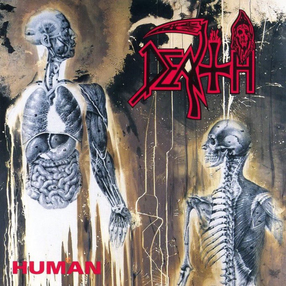 ThisDayInMETAL's tweet photo. Oct 22nd 1991 #Death released the album “Human” #TogetherAsOne #SuicideMachine #VacantPlanets #SecretFace #TechnicalDeathMetal
Did you know..
This was their only album to feature guitarist Paul Masvidal, drummer Sean Reinert and their first with bassist Steve DiGiorgio. https://t.co/g03hBT9A0J