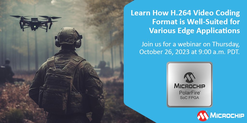 MicrochipTech's tweet image. Discover the power of the H.264 video format — an advanced video coding format that records and distributes high-resolution video data without compromising bandwidth. Join our webinar on Thursday, October 26, 2023 at 9:00 a.m. PDT: mchp.us/3LSqRfb. #H264 #VideoCoding