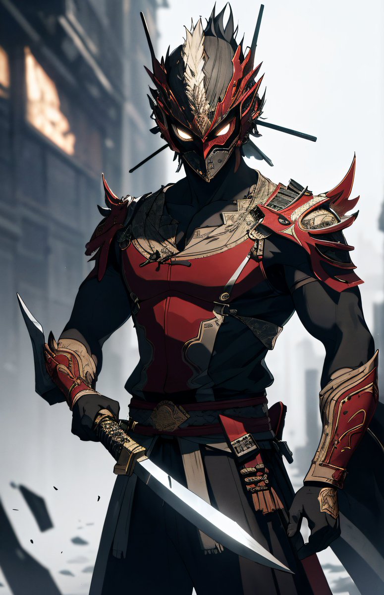 ellysTeko's tweet photo. #AIart #AIイラスト #samurai #warrior https://t.co/dmtMrtFEiG
