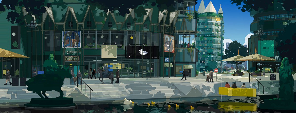 qiuuu97's tweet photo. Environment art I did for the Artstation Challenge in April.
#artistsontwitter #illustration #digitalillustration #art #digitalart #conceptart #characterdesign  #photoshop #oc #armandluro #profolio #art https://t.co/b7KdG0Sc4g