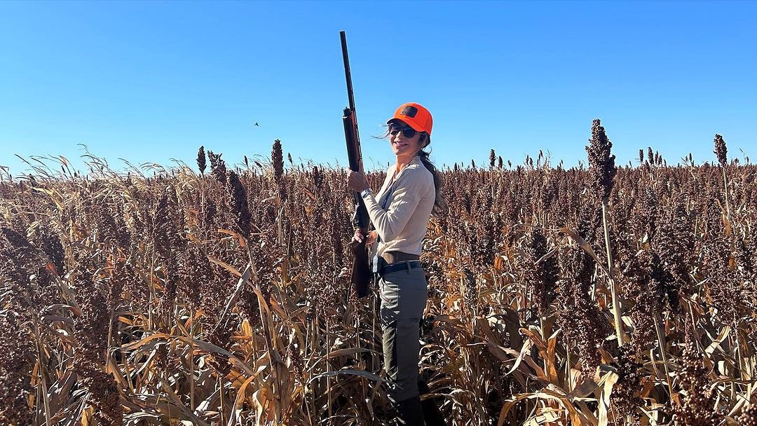 KristiNoem's tweet photo. Opening weekend of Pheasant Season in South Dakota is always a BLAST! ��� What a beautiful day to enjoy shooting our state bird with friends and family! https://t.co/XdRXpKInKE