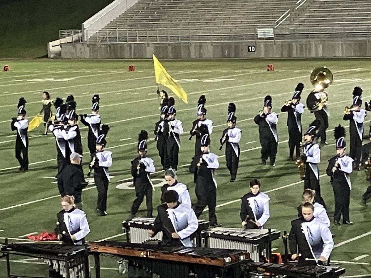 Northeast Marching Band with their final performance of the season at the NSBA State Band competition tonight