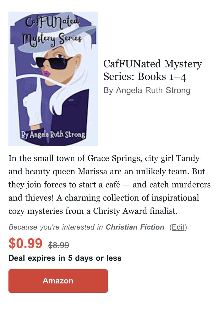 Don’t miss this Bookbub deal today on my entire cozy mystery series. Also on KU! amazon.com/dp/B0B6RRHTZJ