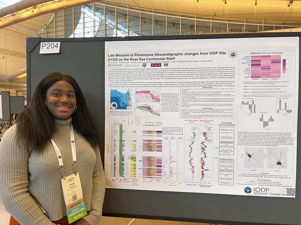 Carib_Geo's tweet photo. I had the absolute pleasure to present my undergraduate research @geosociety In Pittsburg. Thank you for all the support from my department @BinghamtonGeol, my friends, family, and mentors. 💛 https://t.co/EwxSWRws18