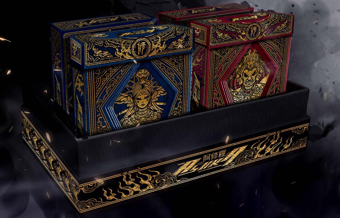 Asura Playing cards #playingcards #asura #kickstarter back here, final 14 hours kickstarter.com/projects/carde…