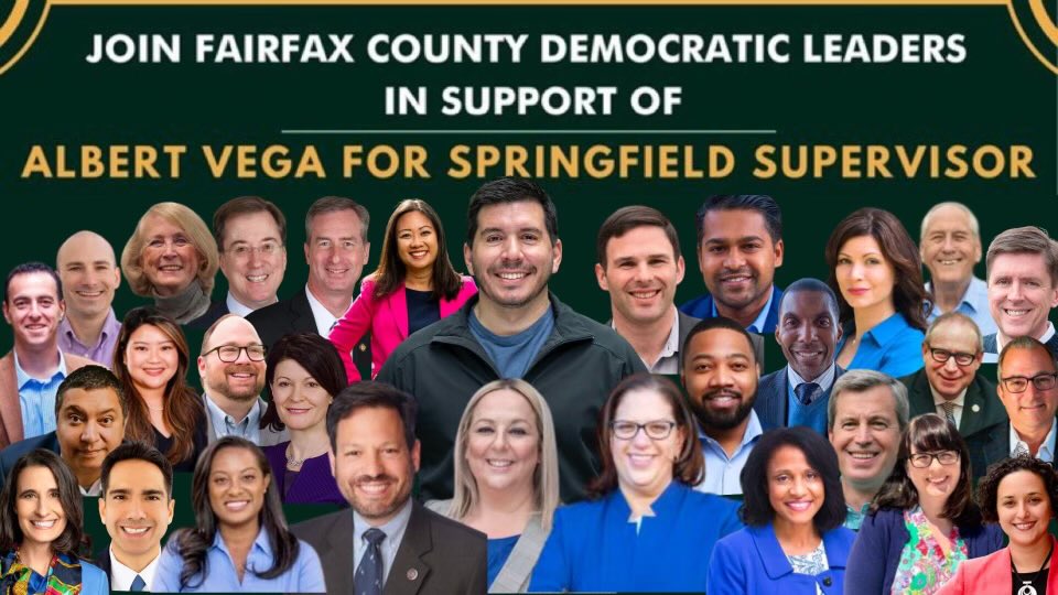 Join me, Saturday October 28th 7pm in Vienna w/ Fairfax County Democratic Leaders to support Springfield Supervisor Candidate <a href="/AV4Springfield/">Albert Vega</a> 
Get your ticket now: secure.actblue.com/donate/fairfax…