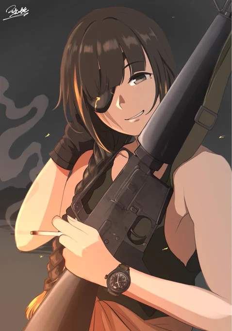 #少女前線 #ドールズフロントライン #M16  リクエストあざっした
